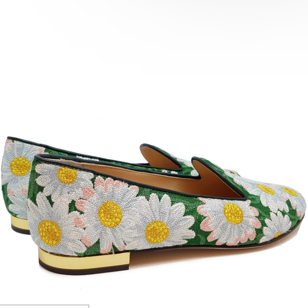 Charlotte Olympia embroidered flats loafers - Picture 3 of 5